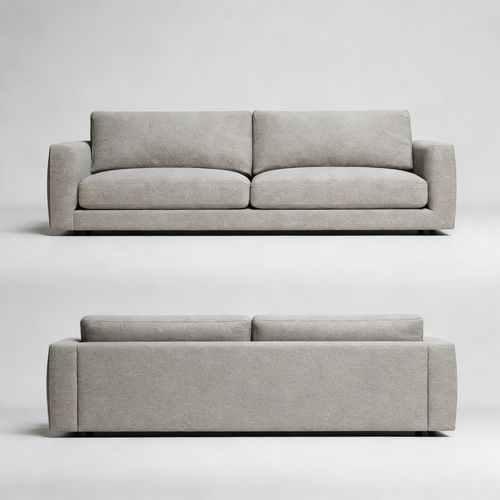 Aura Sofa - Bohoes Samt Grau