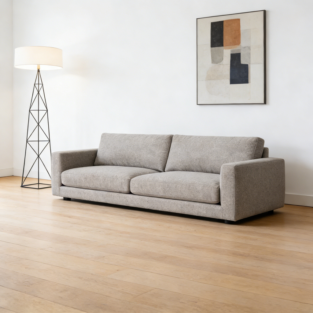 Aura Sofa - Bohoes Samt Grau