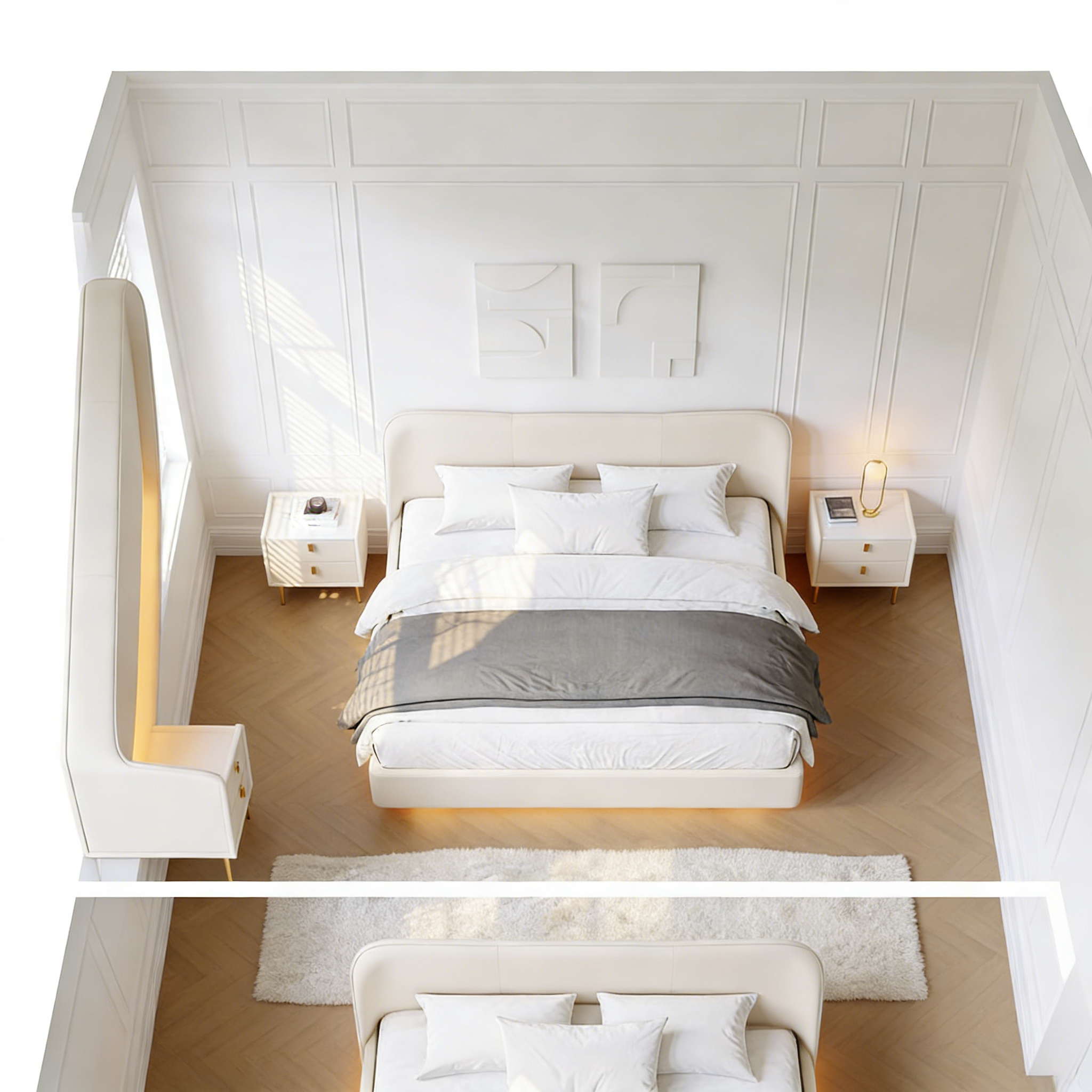 Cloud Sofa - Industriees Velours Grau