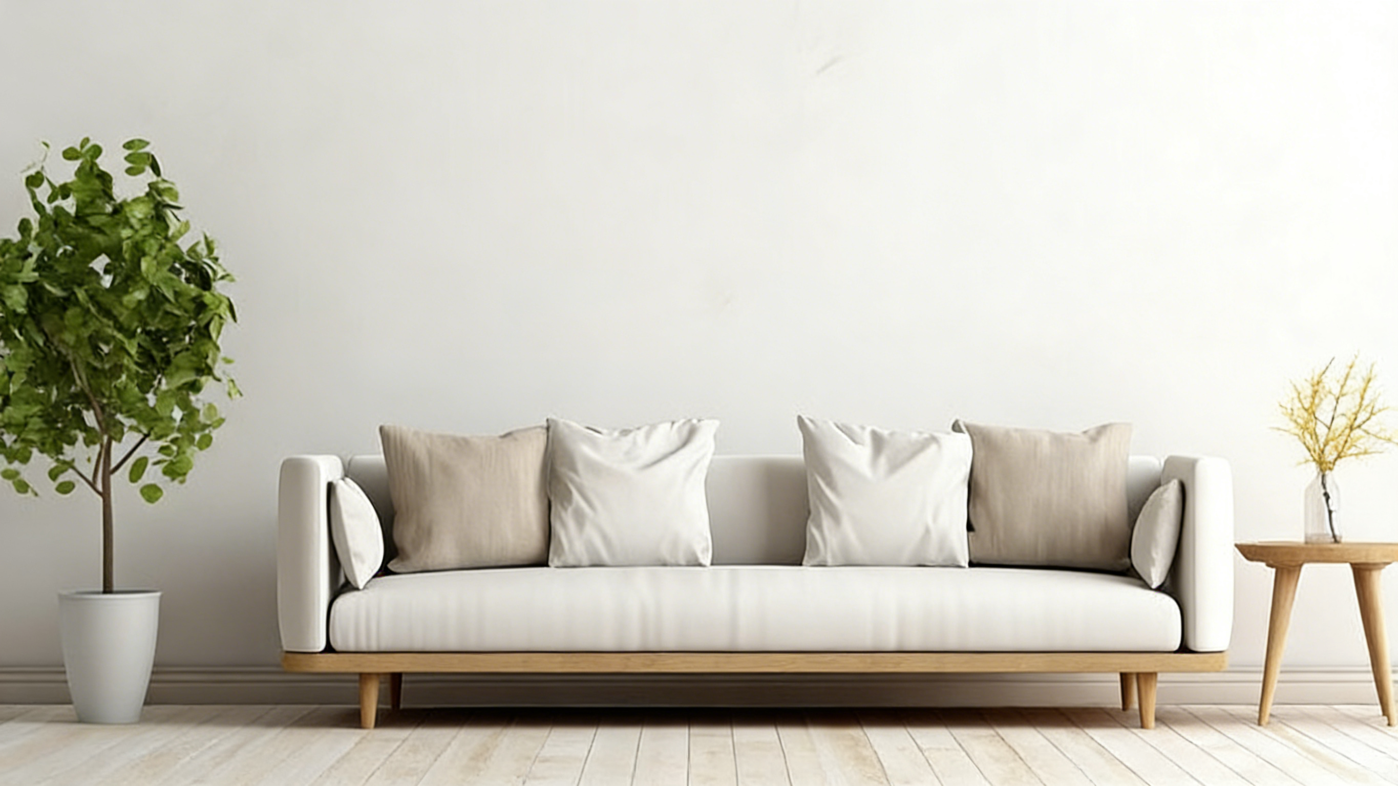 Cosmo Sofa - Modernes Velours Wei?