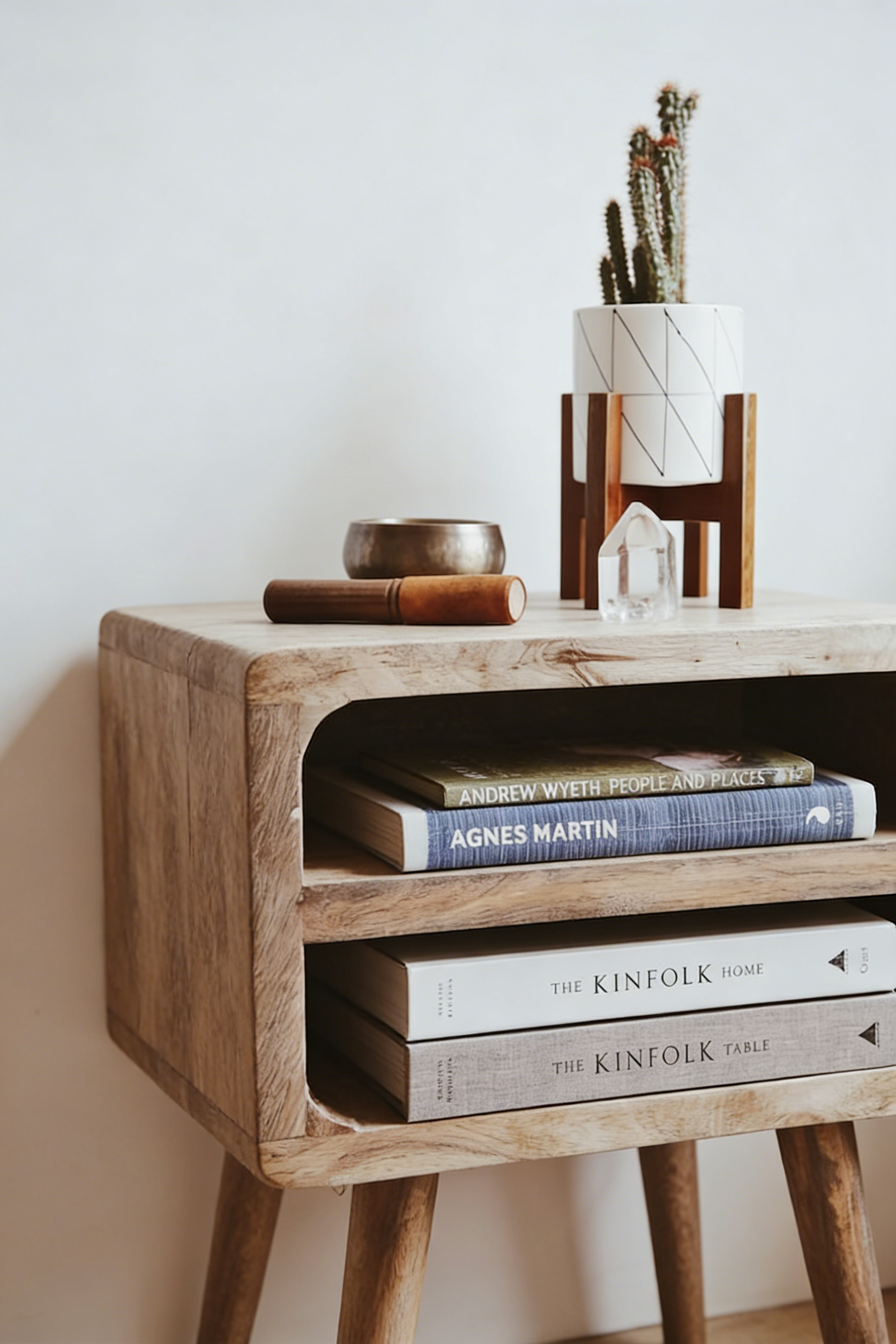 Dream Bett mit Eichenholz-Kopfteil - Grau - Modernes Design aus Eichenholz