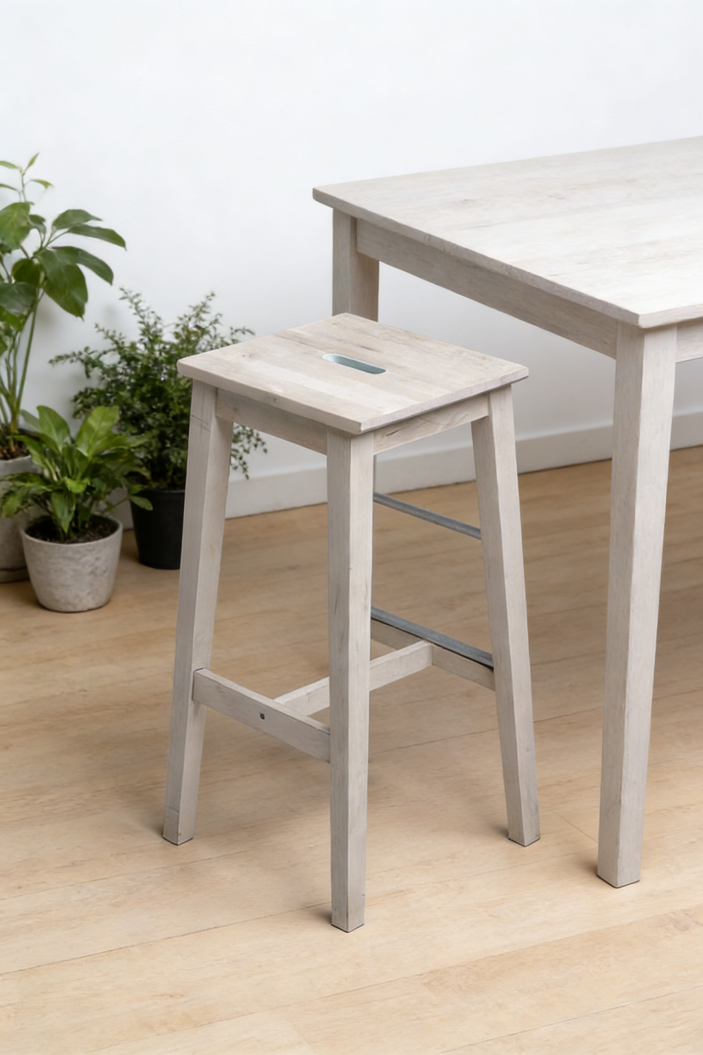 Hamburg Esstisch aus Walnussholz - Beige