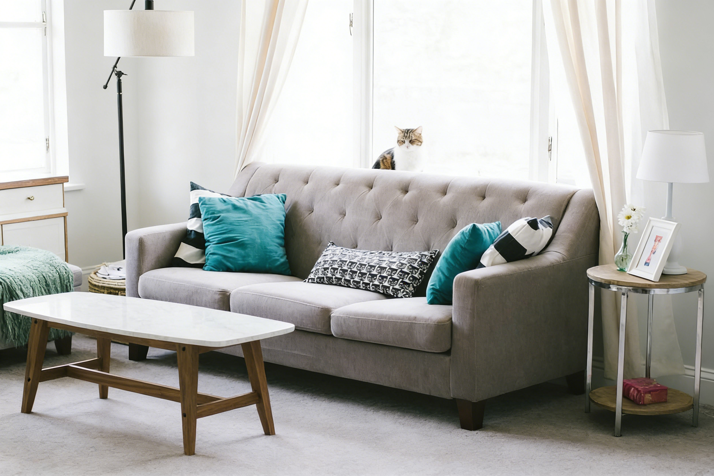 Light Lampe aus Stoff - Minimalistisches Design