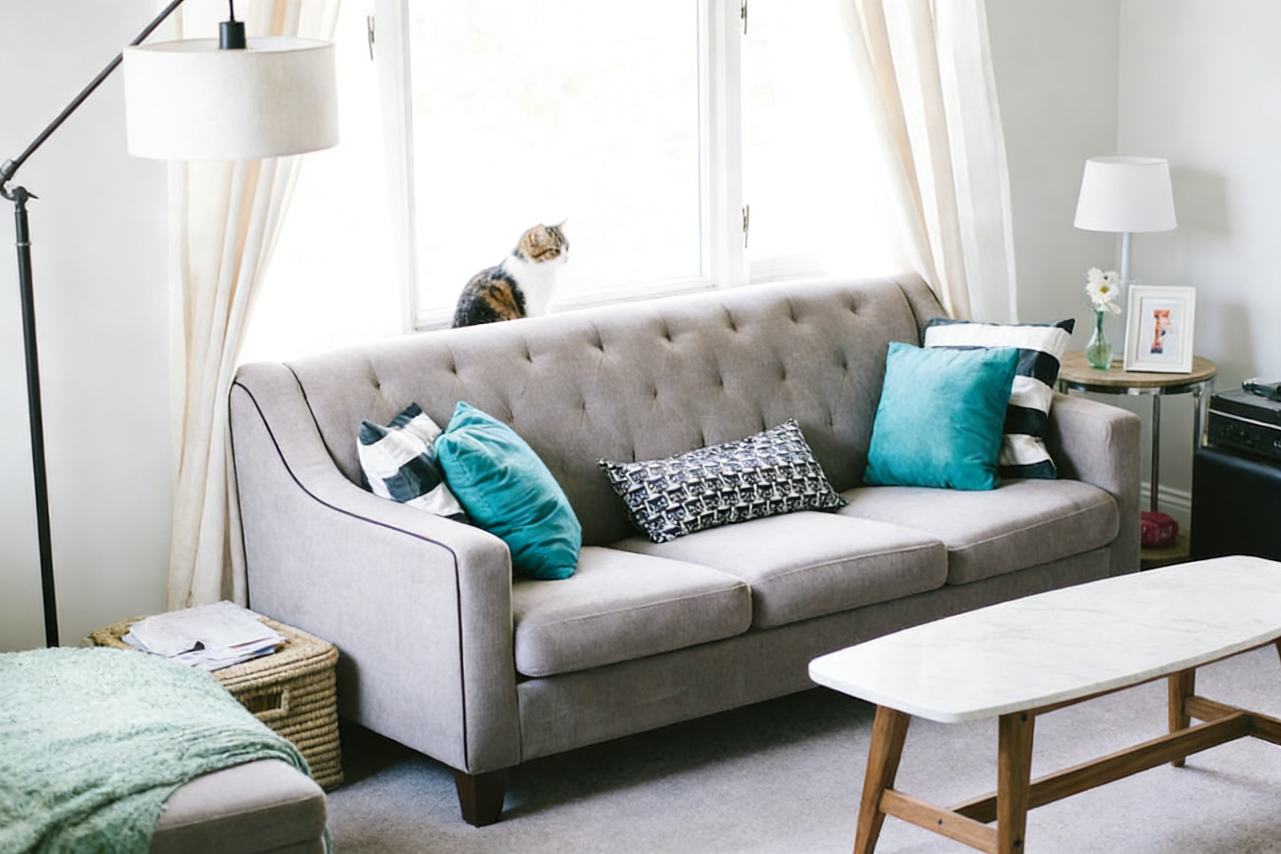 Light Lampe aus Stoff - Minimalistisches Design